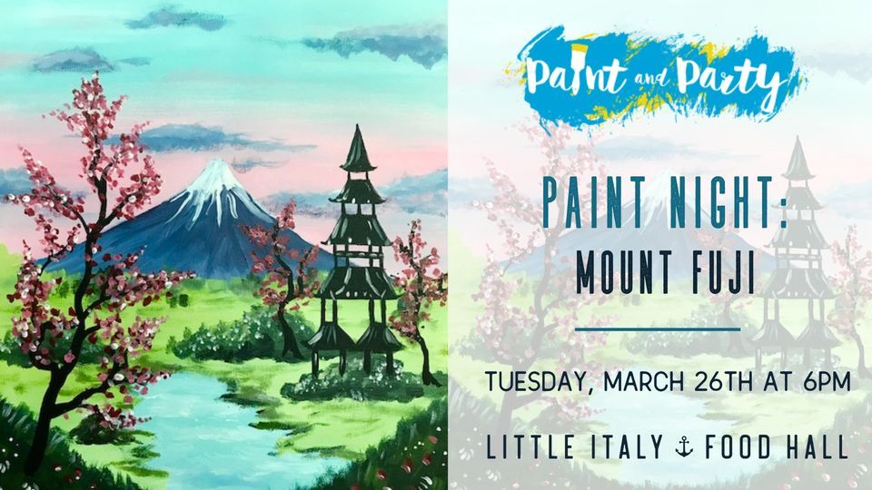 Paint Night: Mount Fiji 