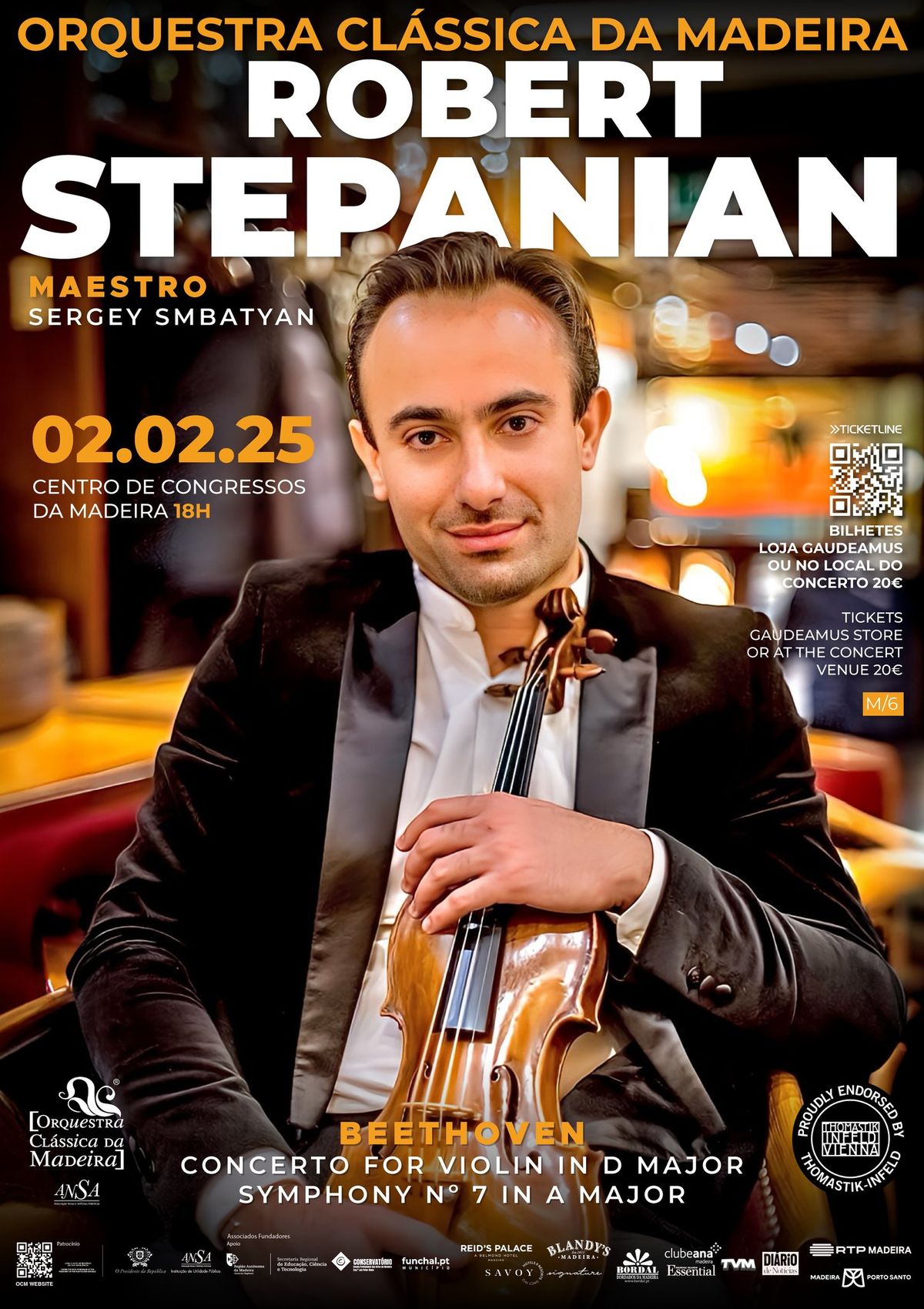 Orquestra Cl\u00e1ssica da Madeira | Robert Stepanian & Sergey Smbatyan