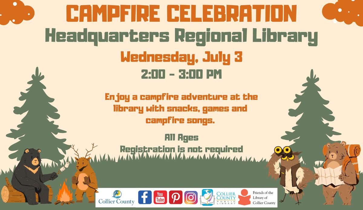 Campfire Celebration at Headquarters Regional Library