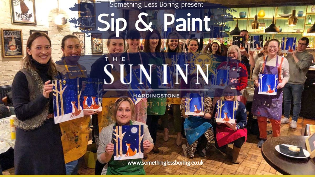 Sip & Paint at The Sun Inn