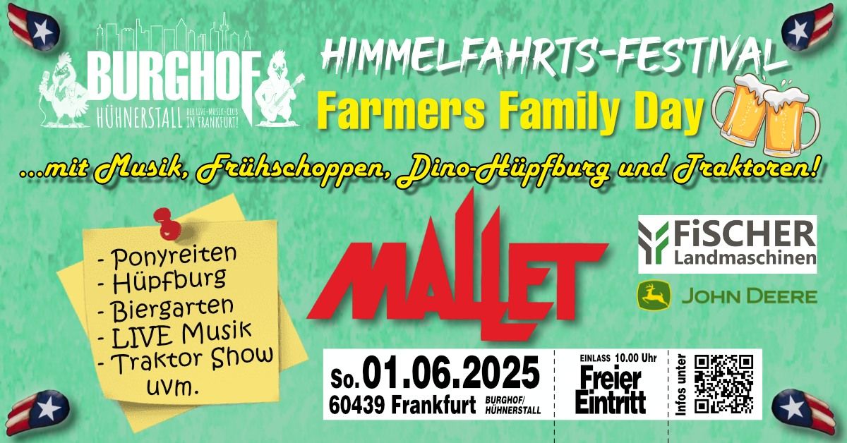 Farmers Family Day beim Burghof H\u00fchnerstall mit MALLET