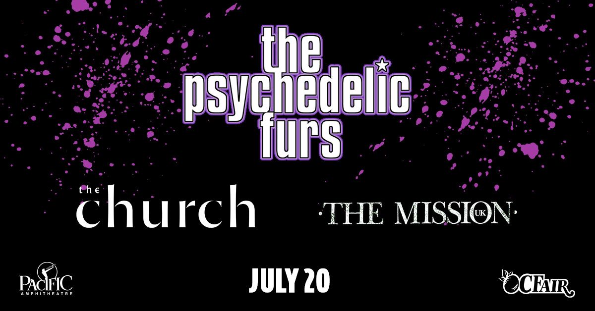 The Psychedelic Furs, The Church and The Mission UK 