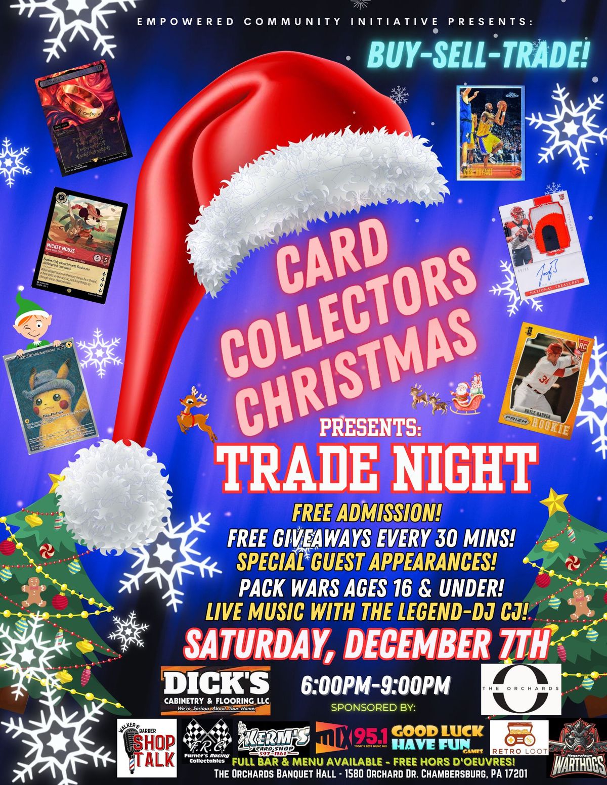 Card Collectors Christmas Presents: TRADE NIGHT 