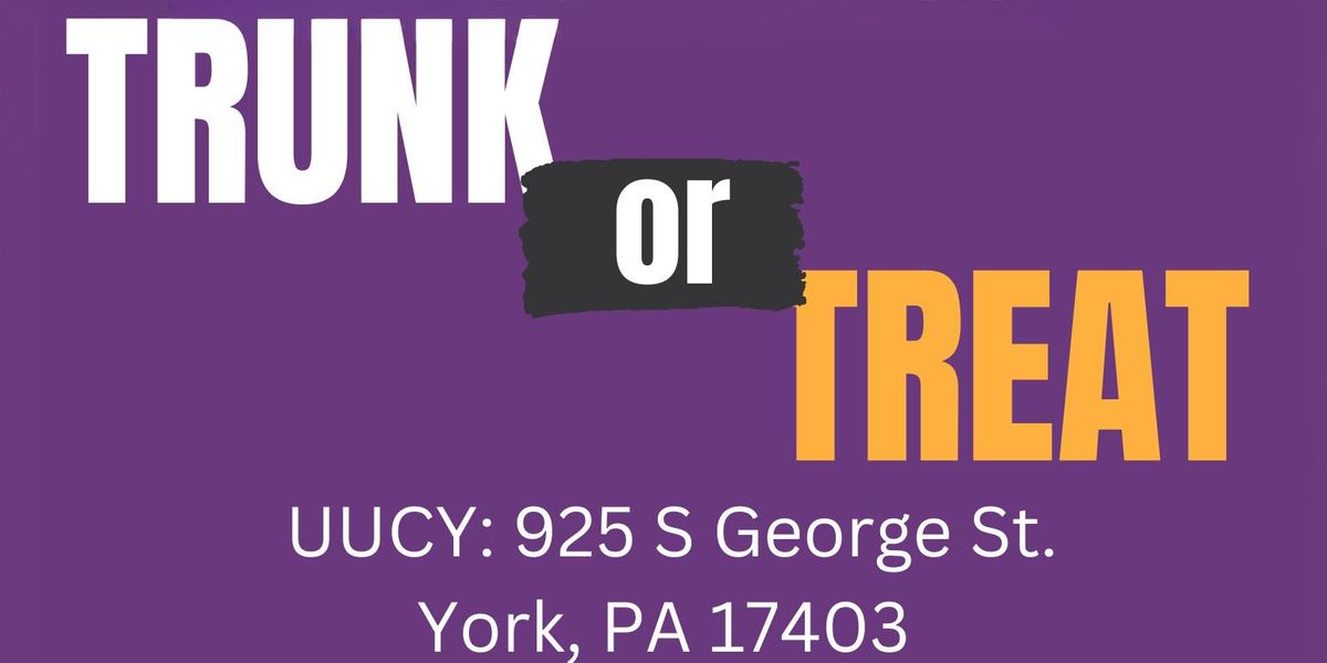  Celebrate Fall with Trunk or Treat!