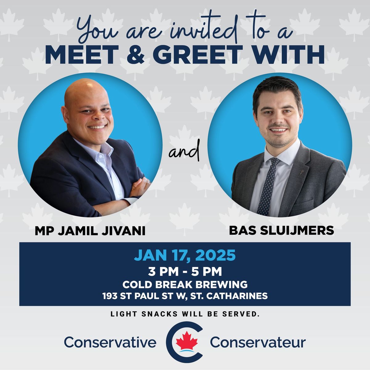 Meet & Greet with MP Jamil Javani