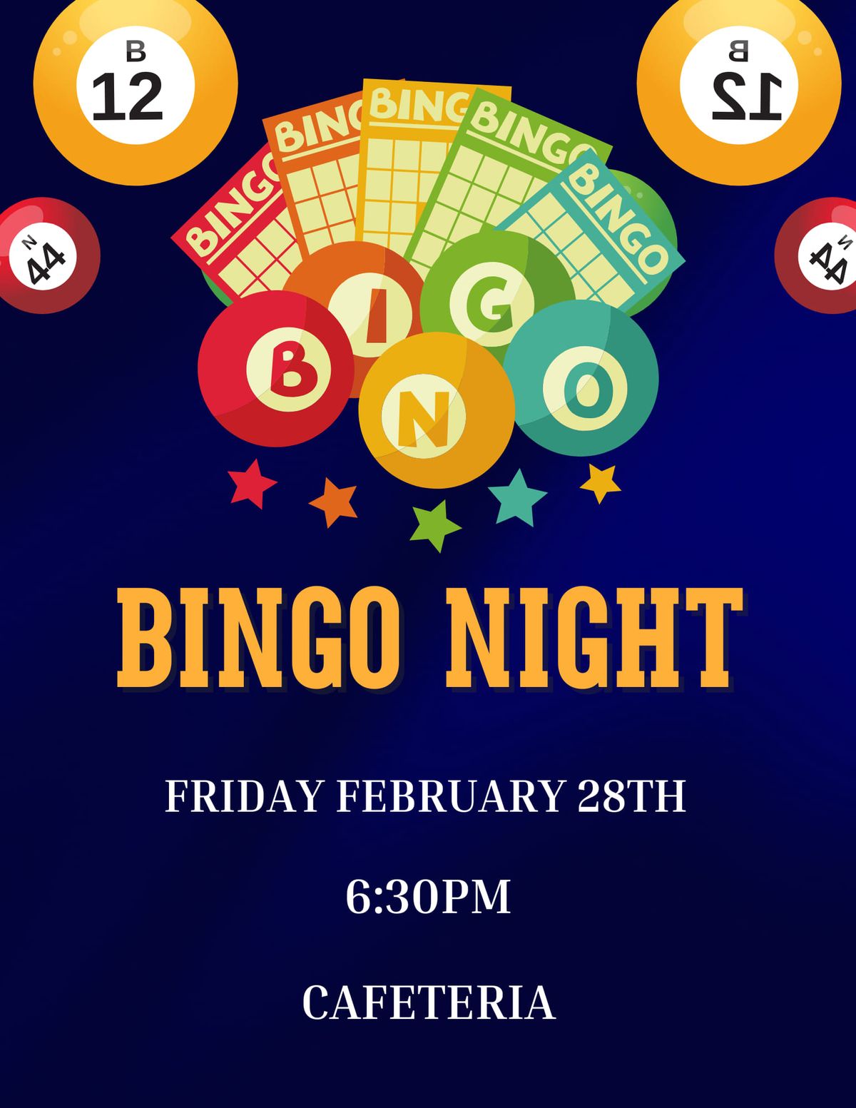 Jefferson PTA's Bingo Night