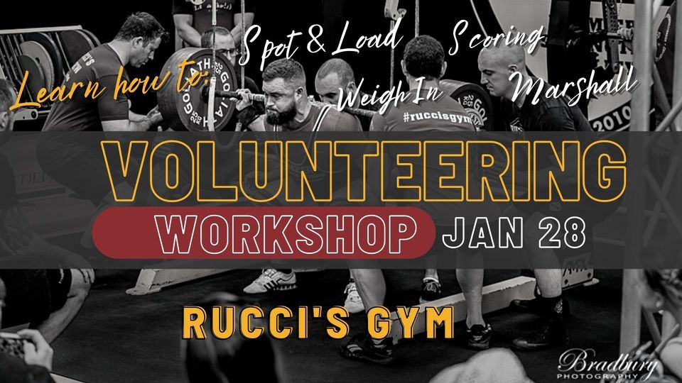 Powerlifting - Volunteering Workshop