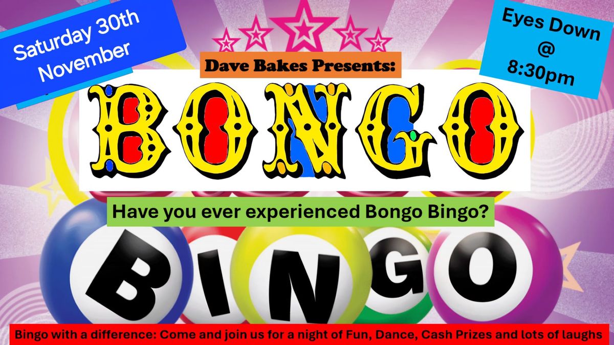 Bongo Bingo with Dave Bakes @ The New Inn