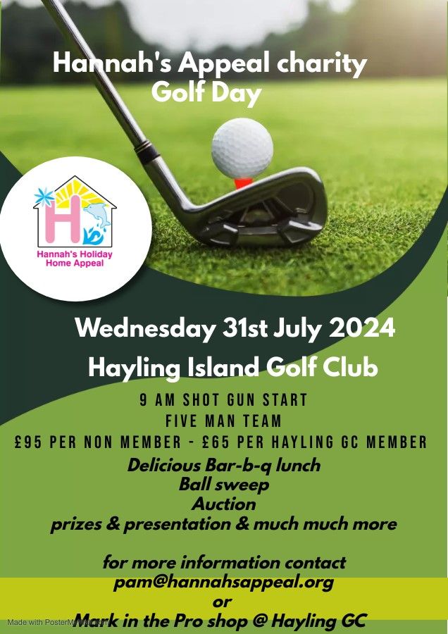 Hannah's Appeal Charity Golf Day 