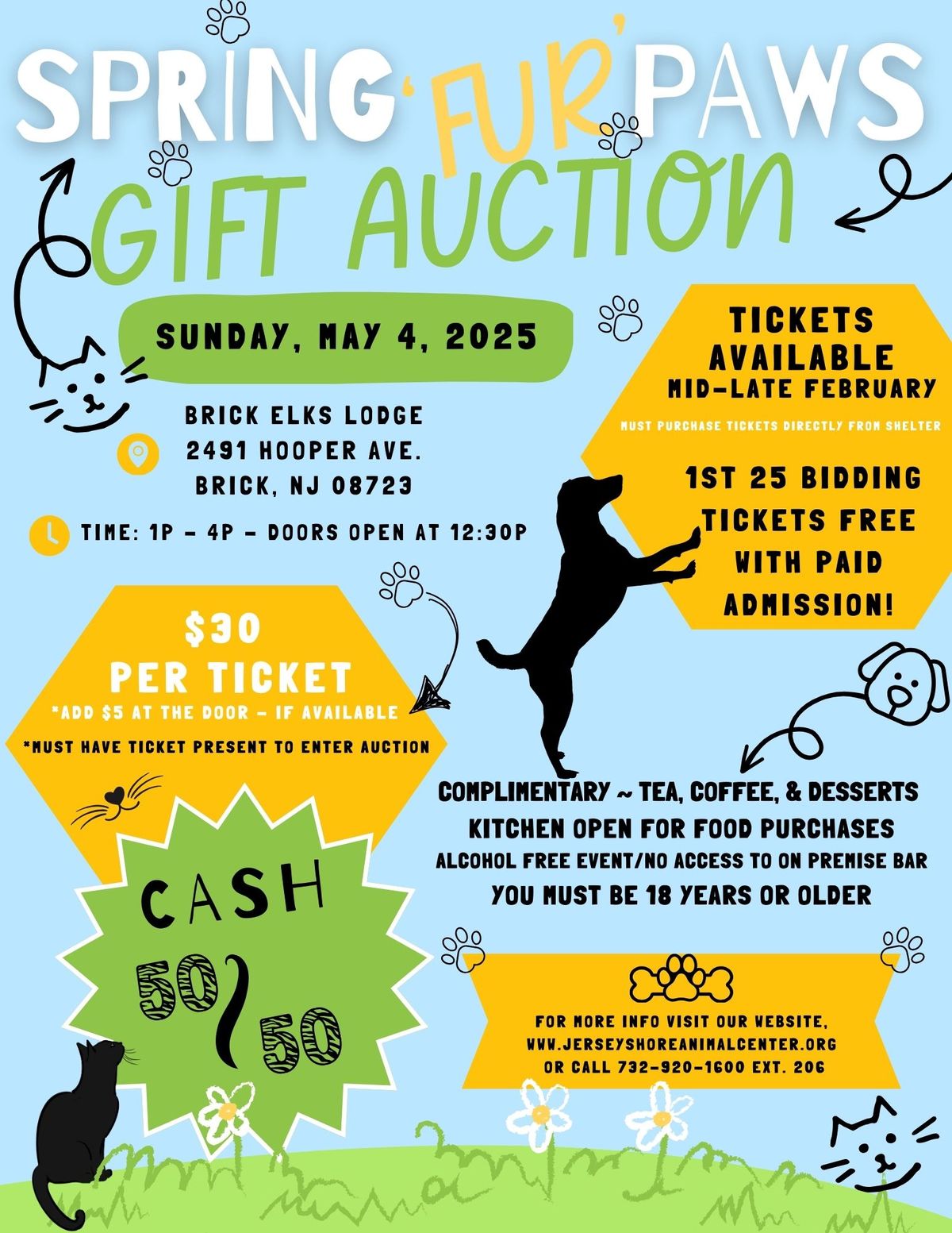 JSAC Spring 'FUR' Paws Gift Auction