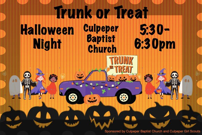 Trunk or Treat