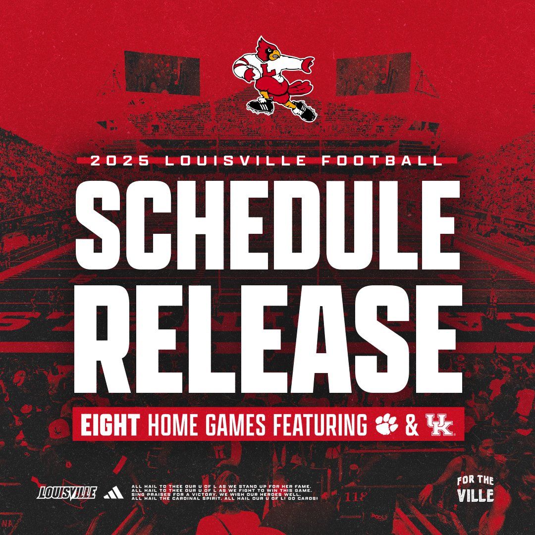 2025 Louisville Cardinals Football Season Tickets (Includes Tickets To All Regular Season Home Games)