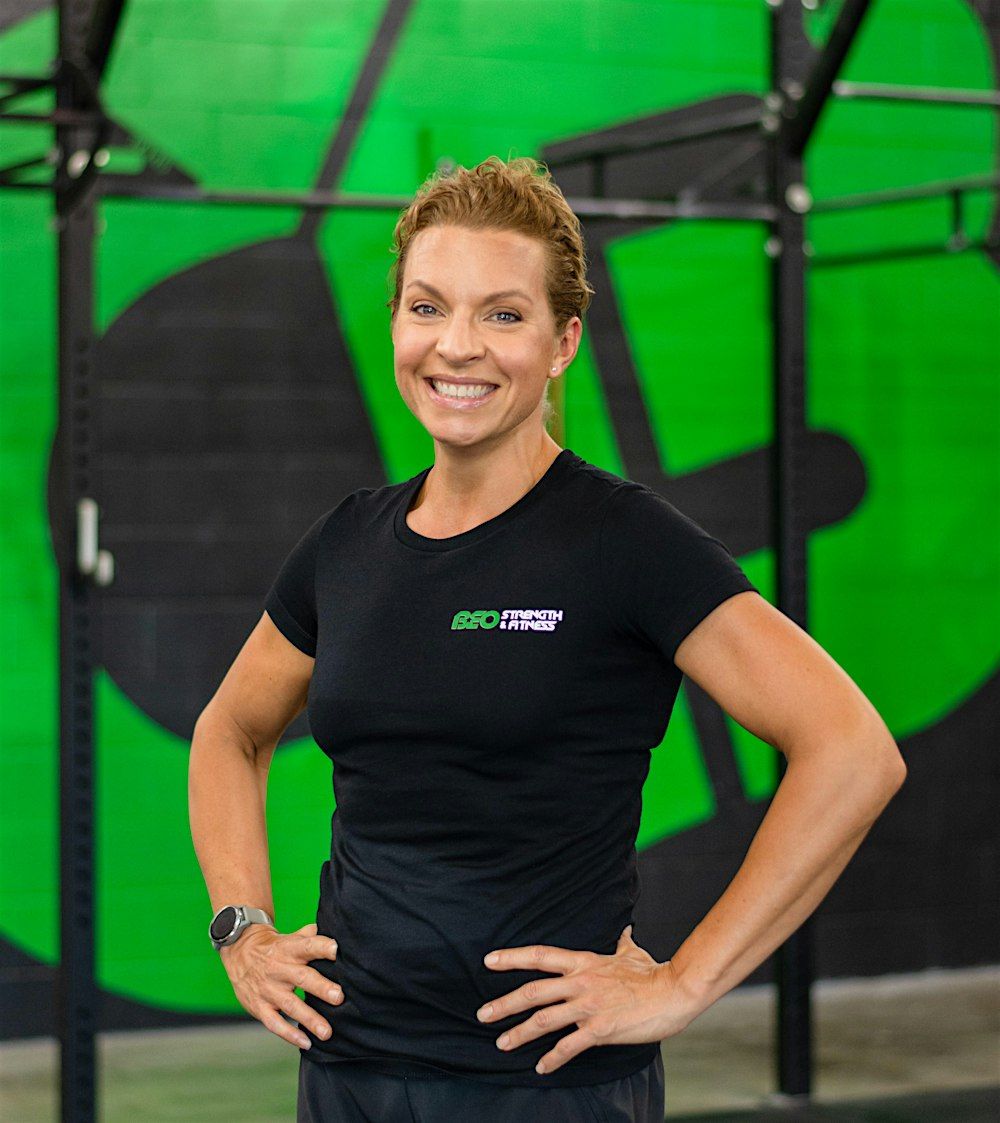 PowHer Networking Abby McCoid, CEO\/owner of BEO Strength and Fitness