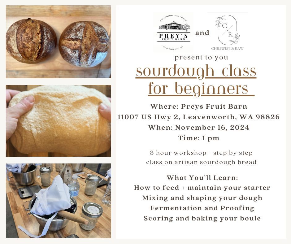 Sourdough For Beginner's Sip & Bake