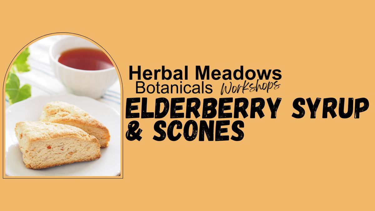 Elderberry Syrup & Scones