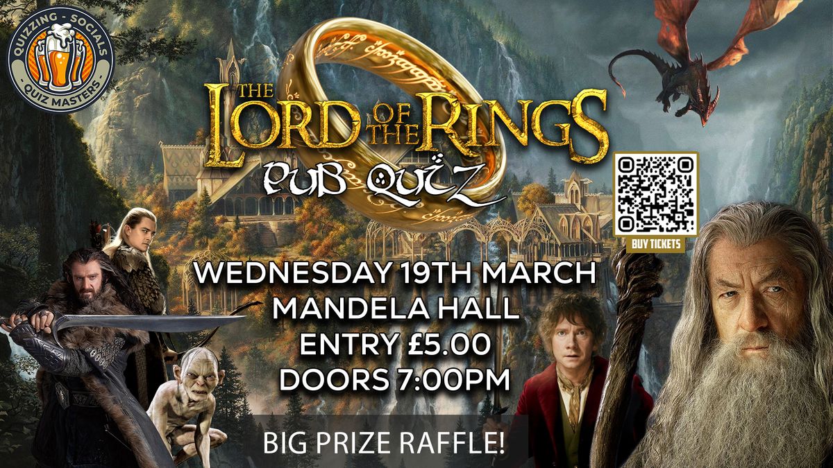  Lord of the Rings Pub Quiz 2025