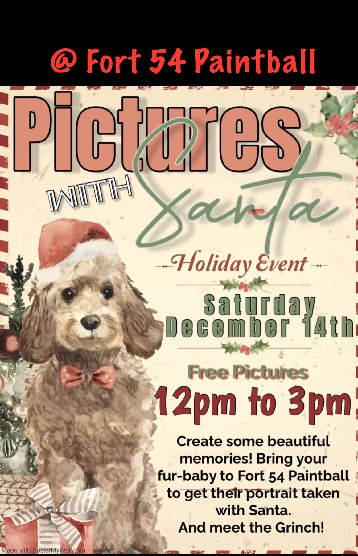 FREE pictures with Santa!