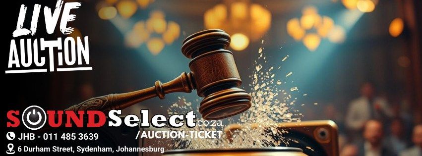 Auction Event on DJ & Sound Equipment