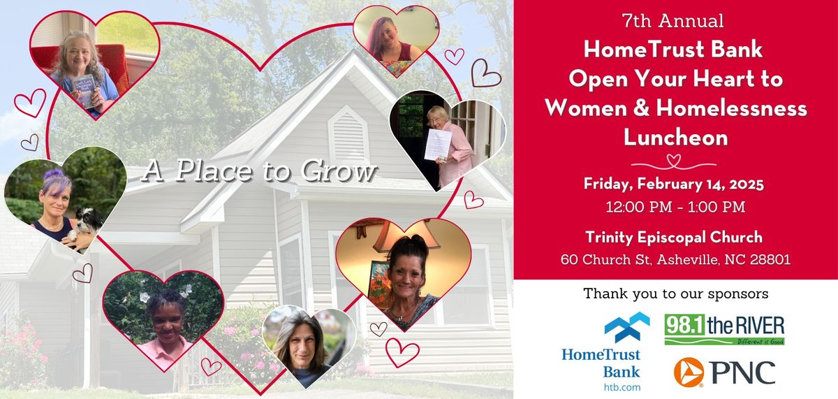 7th Annual HomeTrust Bank Open Your Heart to Women and Homelessness Luncheon