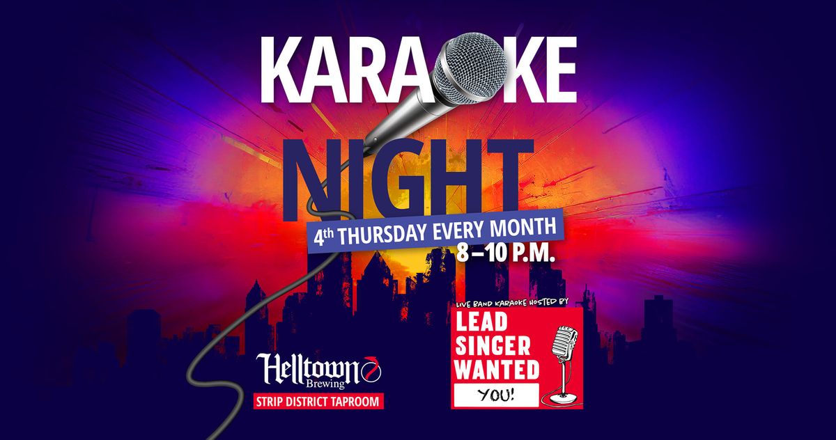 Live Band Karaoke hosted by LEAD SINGER WANTED!