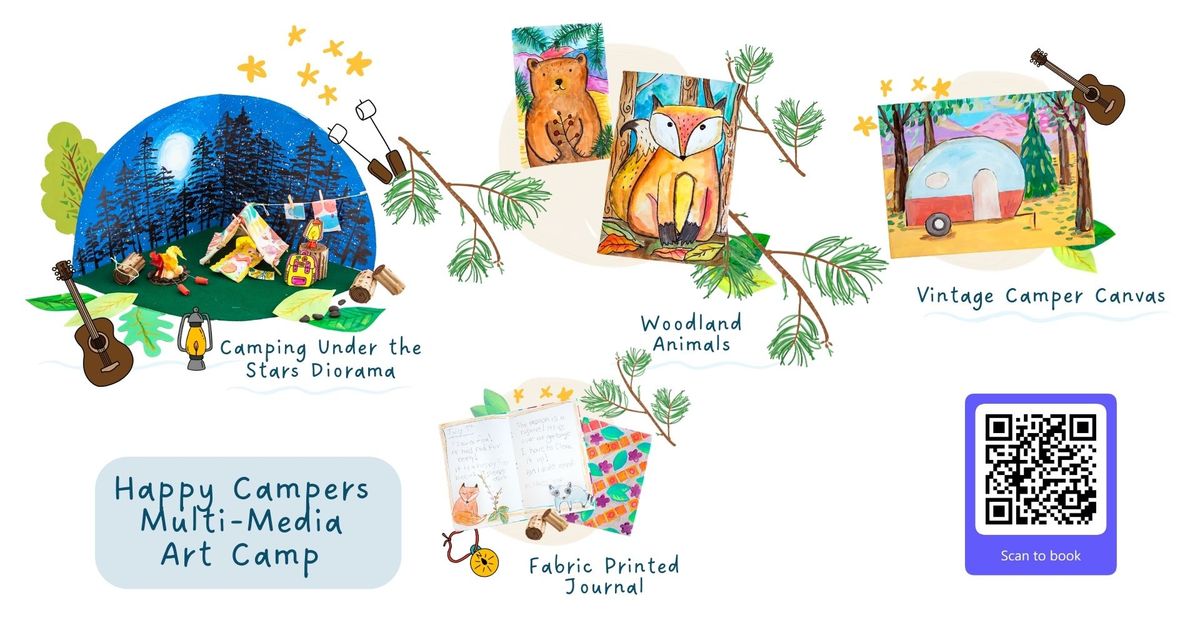 Camping Themed Art Camp