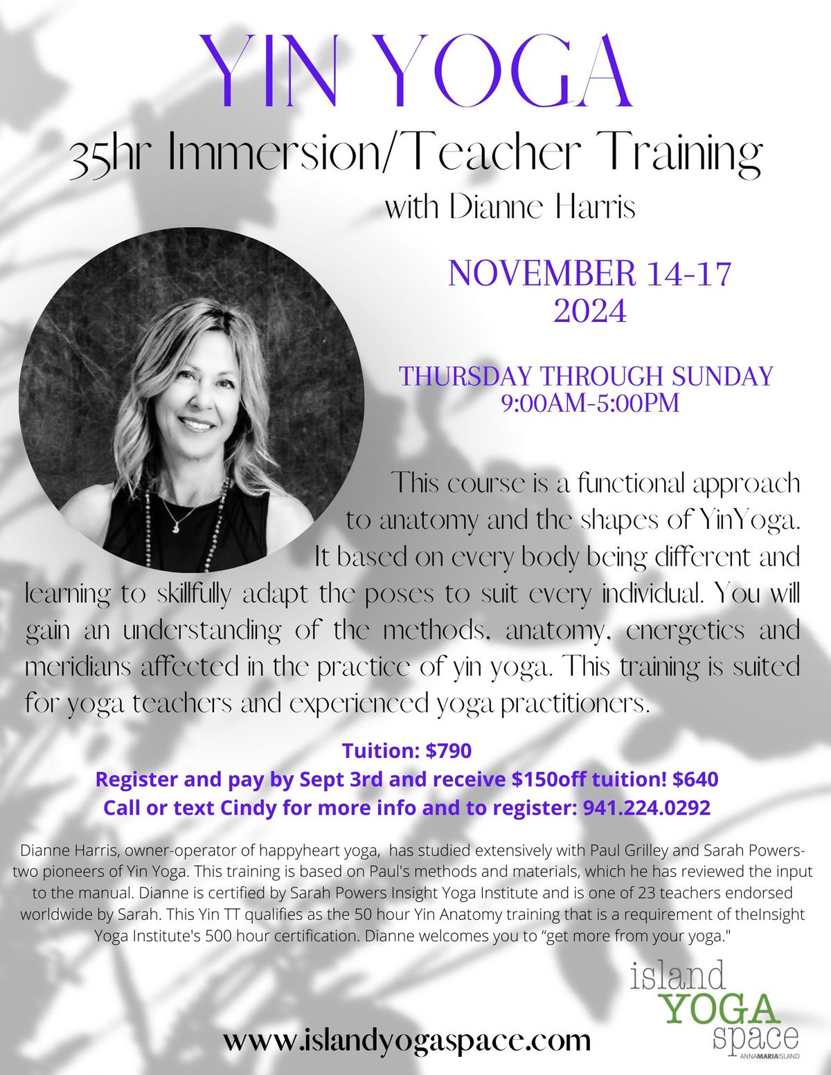 Yin Yoga Immersion\/Teacher Training