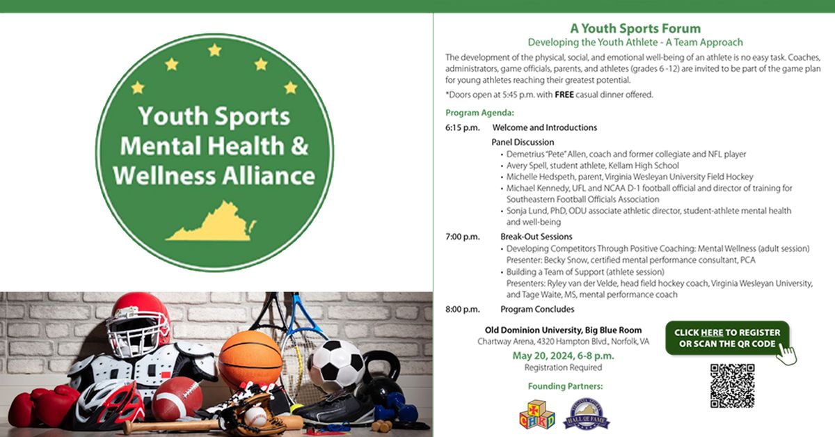 Developing the Youth Athlete - A Team Approach (Forum & Workshops)