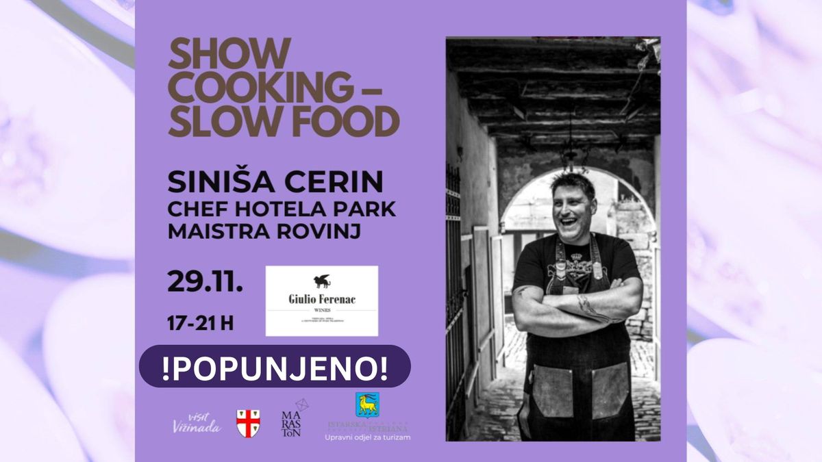 Show cooking-slow cooking - SINI\u0160A CERIN