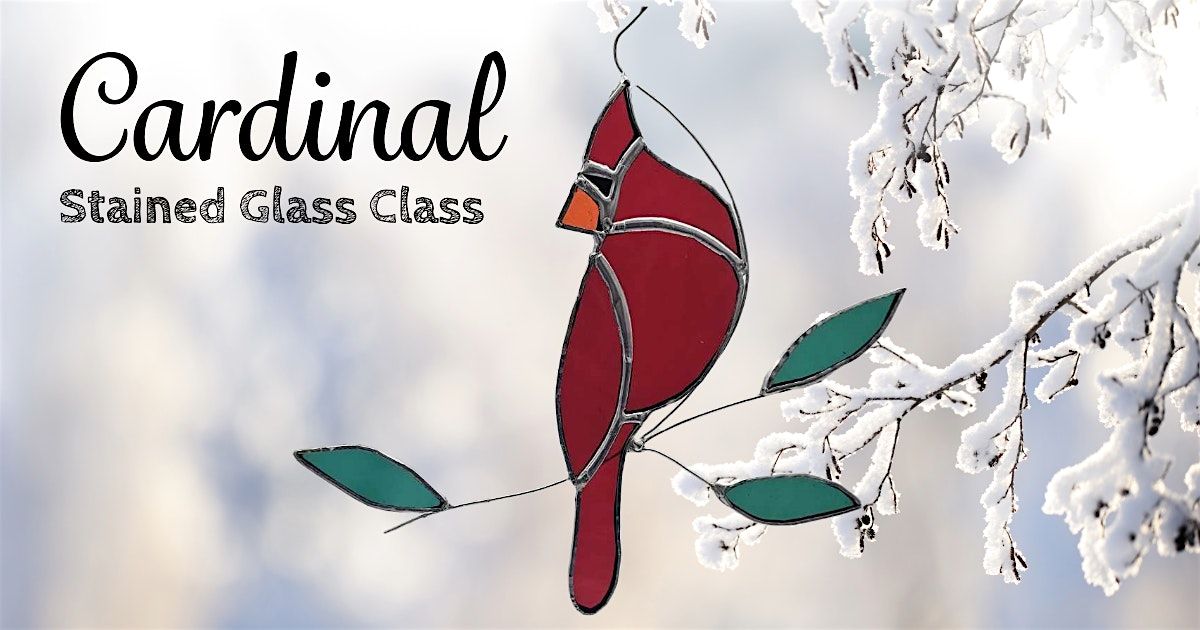 Stained Glass Cardinal