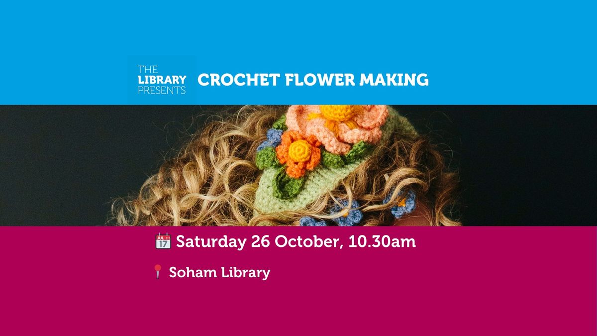 Crochet flower making