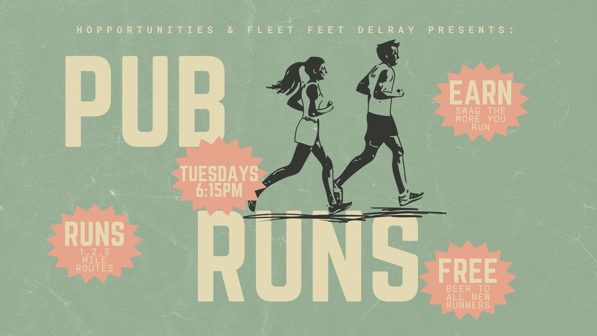 Pub Run Club - Free to run with 3 distances all new runners get a free beer!