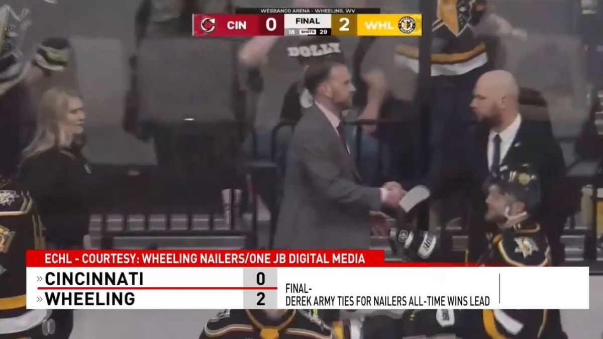 Parking Wheeling Nailers at Cincinnati Cyclones