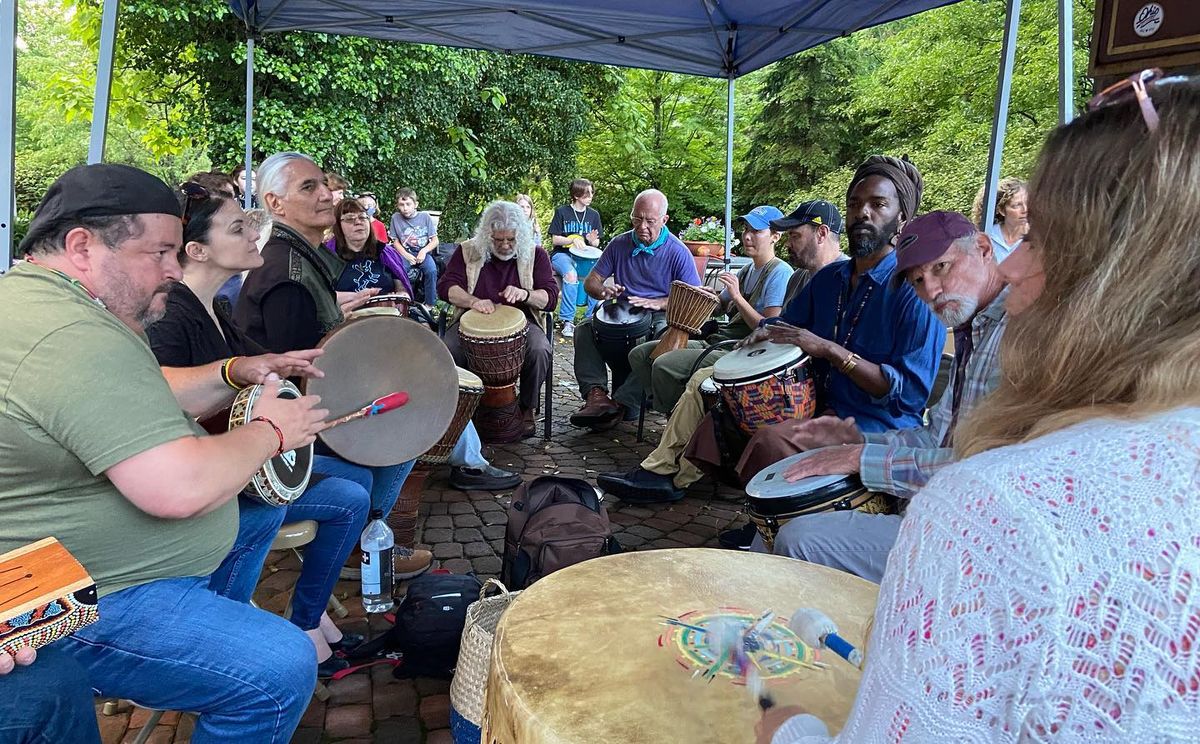 Community Drum Circle at Mystic Nirvana with Iggy Garcia