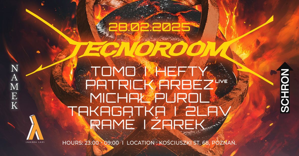 tecnoroom: L\u2019Equipe artistique de NAMEK | Schron, 28.02.2025