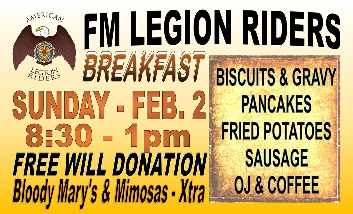 Legion Riders Breakfast