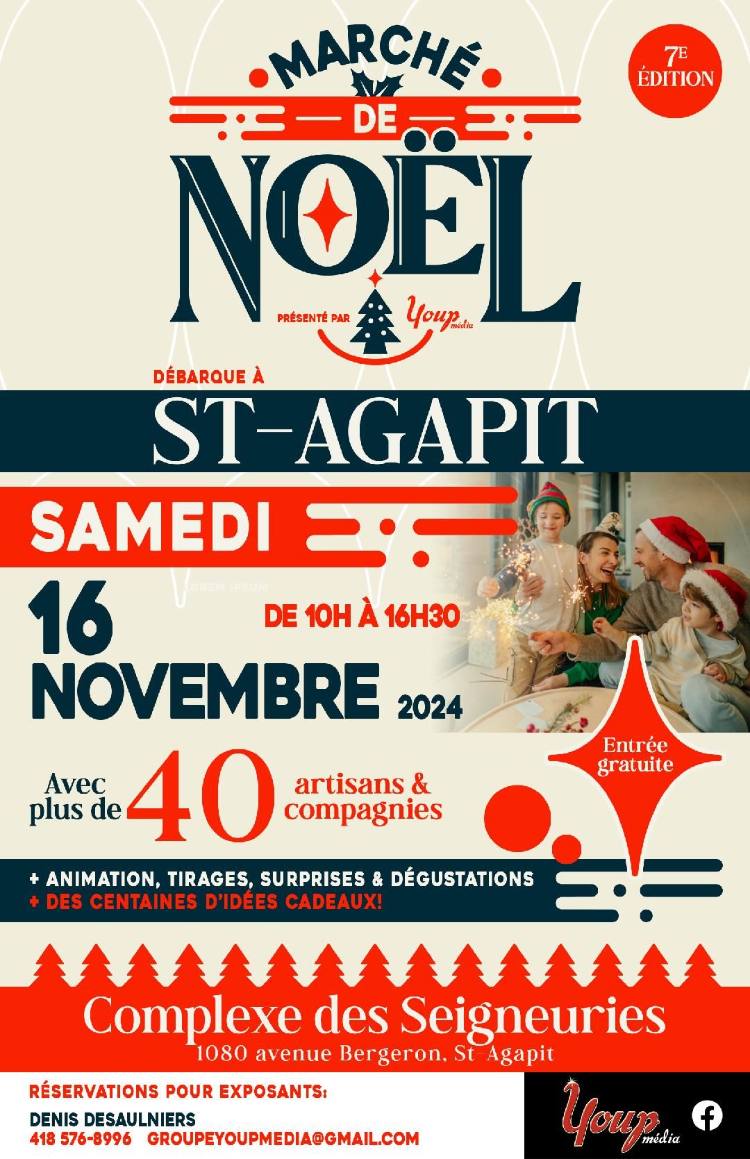 March\u00e9 de noel de St-Agapit 