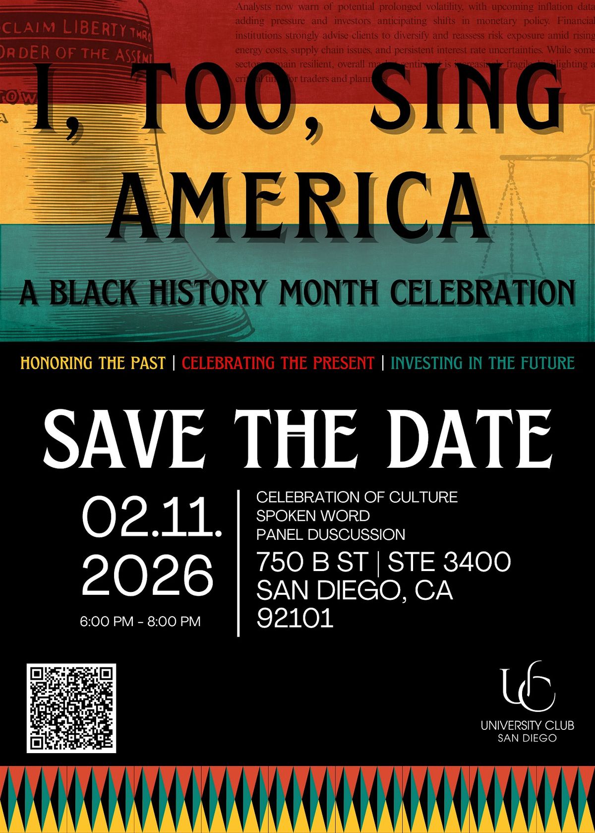 I, Too, Sing America | A Black History Month Celebration