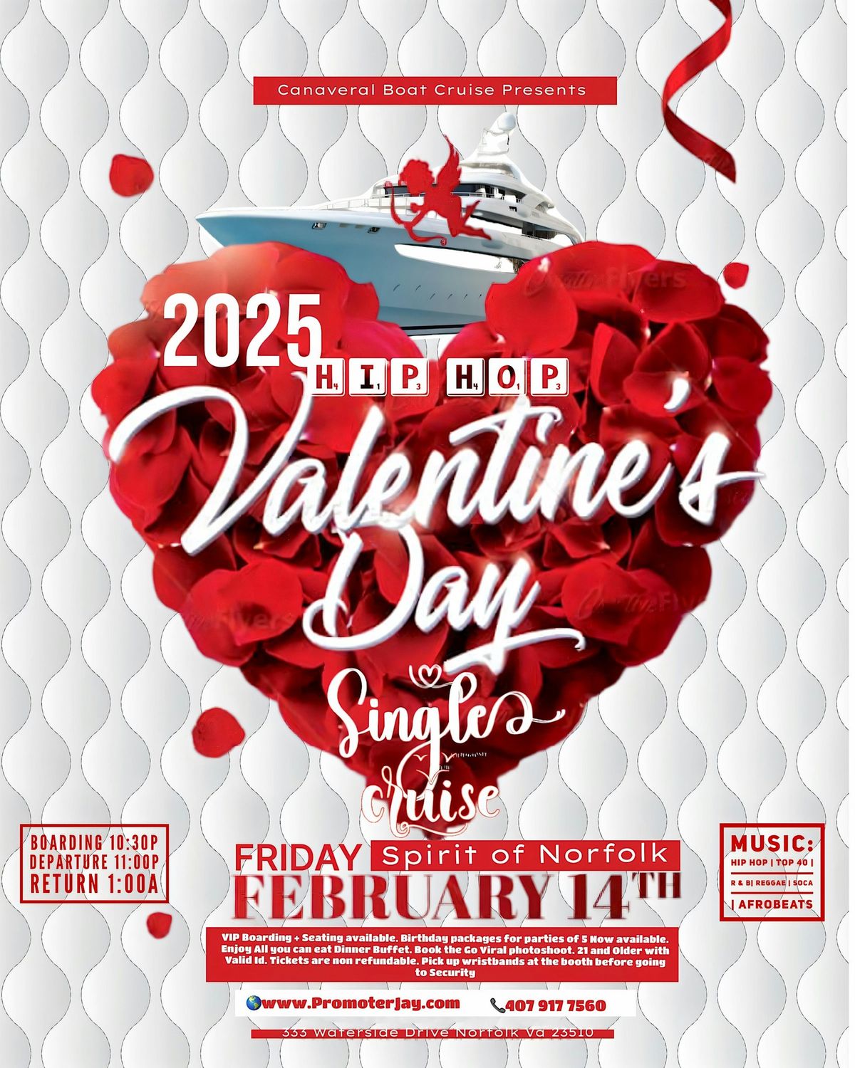 2025 Hip Hop Valentines Day Singles Cruise Norfolk