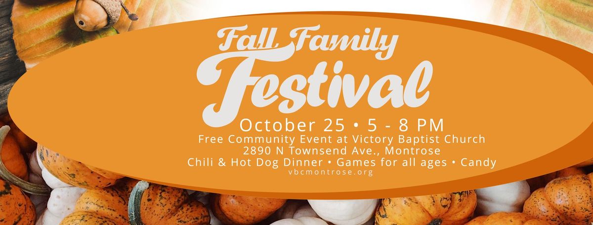 VBC's Annual Fall Family Festival 