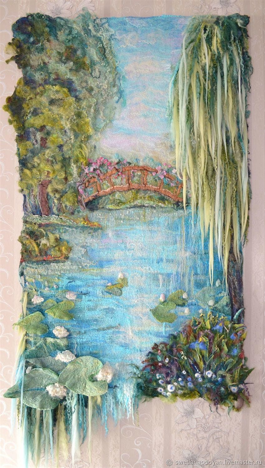 Felting painting art workshop
