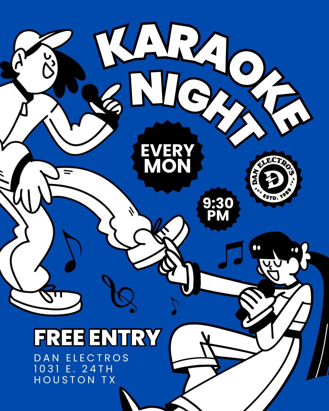 Karaoke Night at Dan Electros!