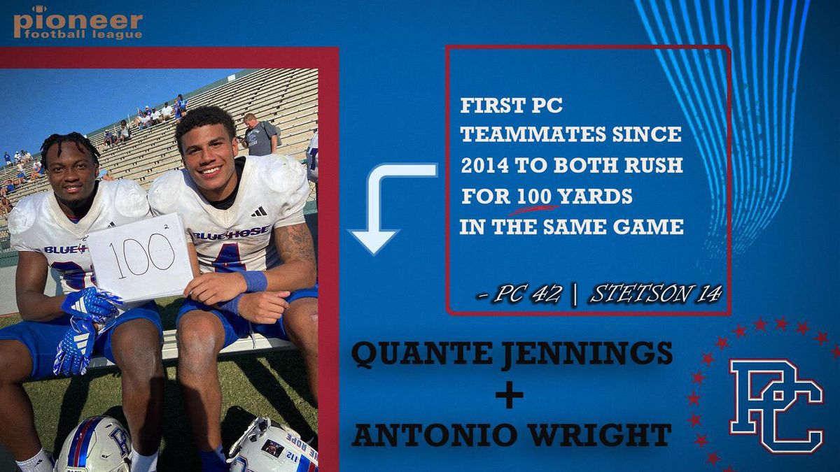 Stetson Hatters at Presbyterian Blue Hose Football