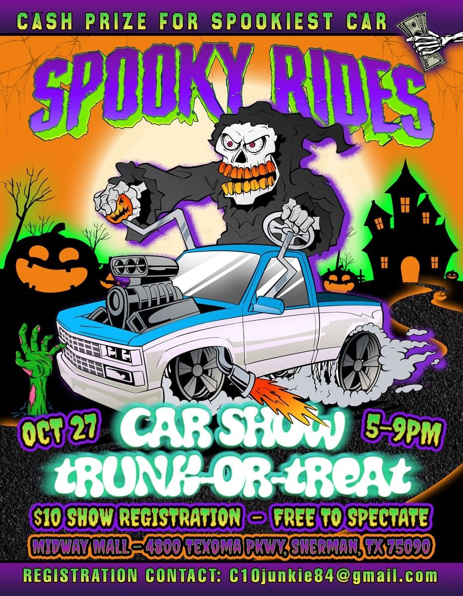 Spooky Rides car show trunk or treat