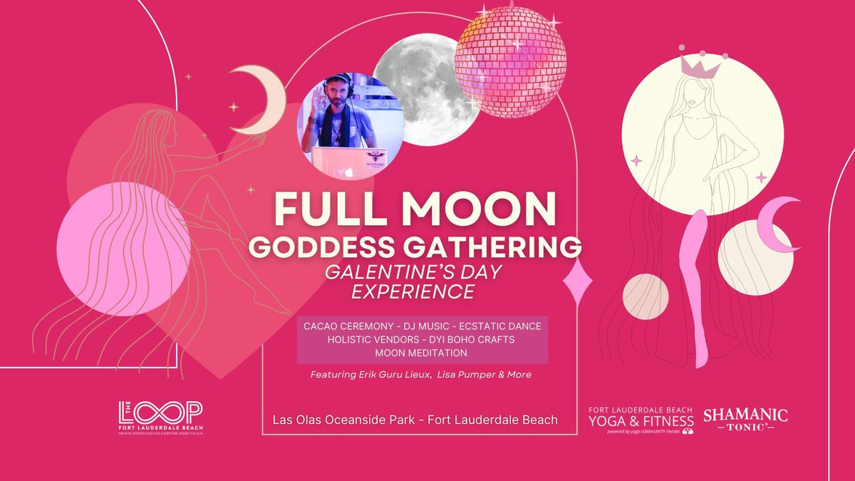 Full MOON Goddess Gathering: Cacao Ceremony, DJ, Ecstatic Dance, Holistic Vendors & More