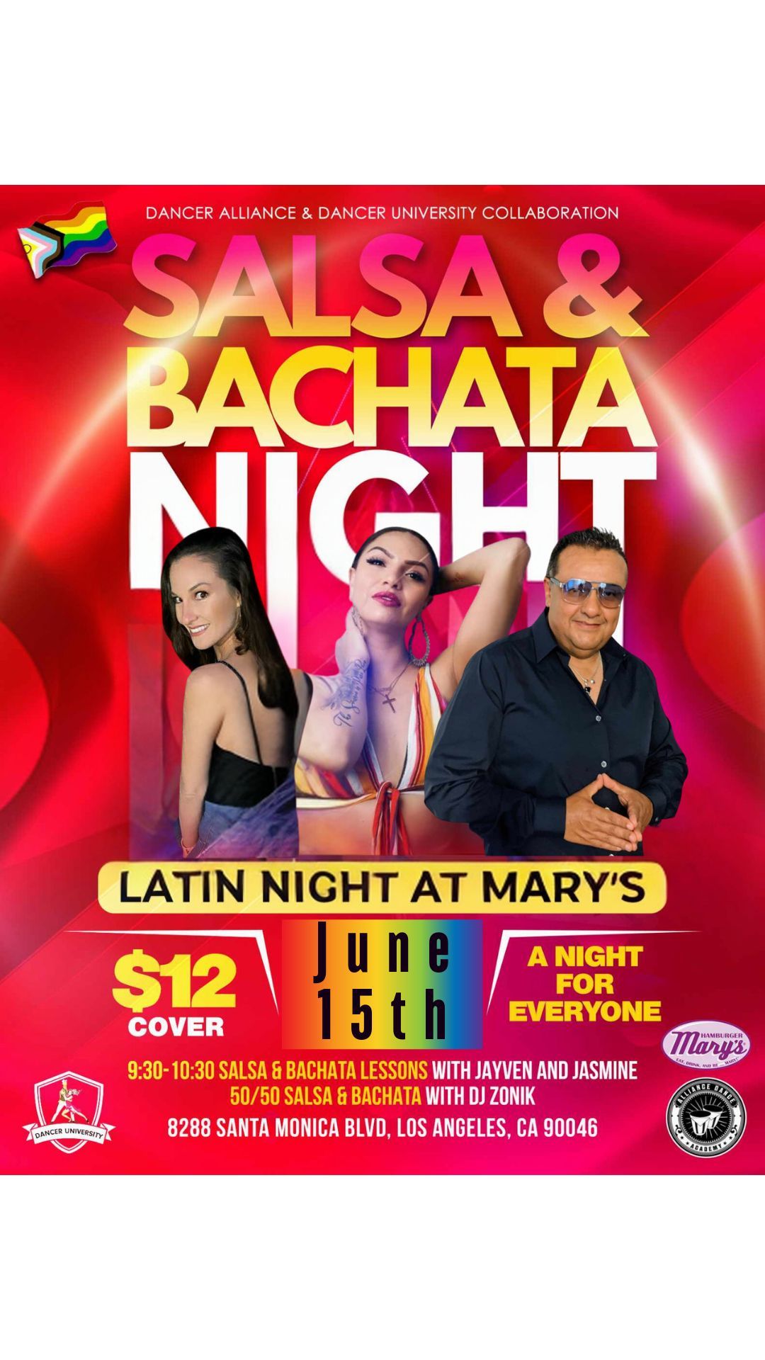 Salsa and Bachata Night | Latin Night at Mary's!