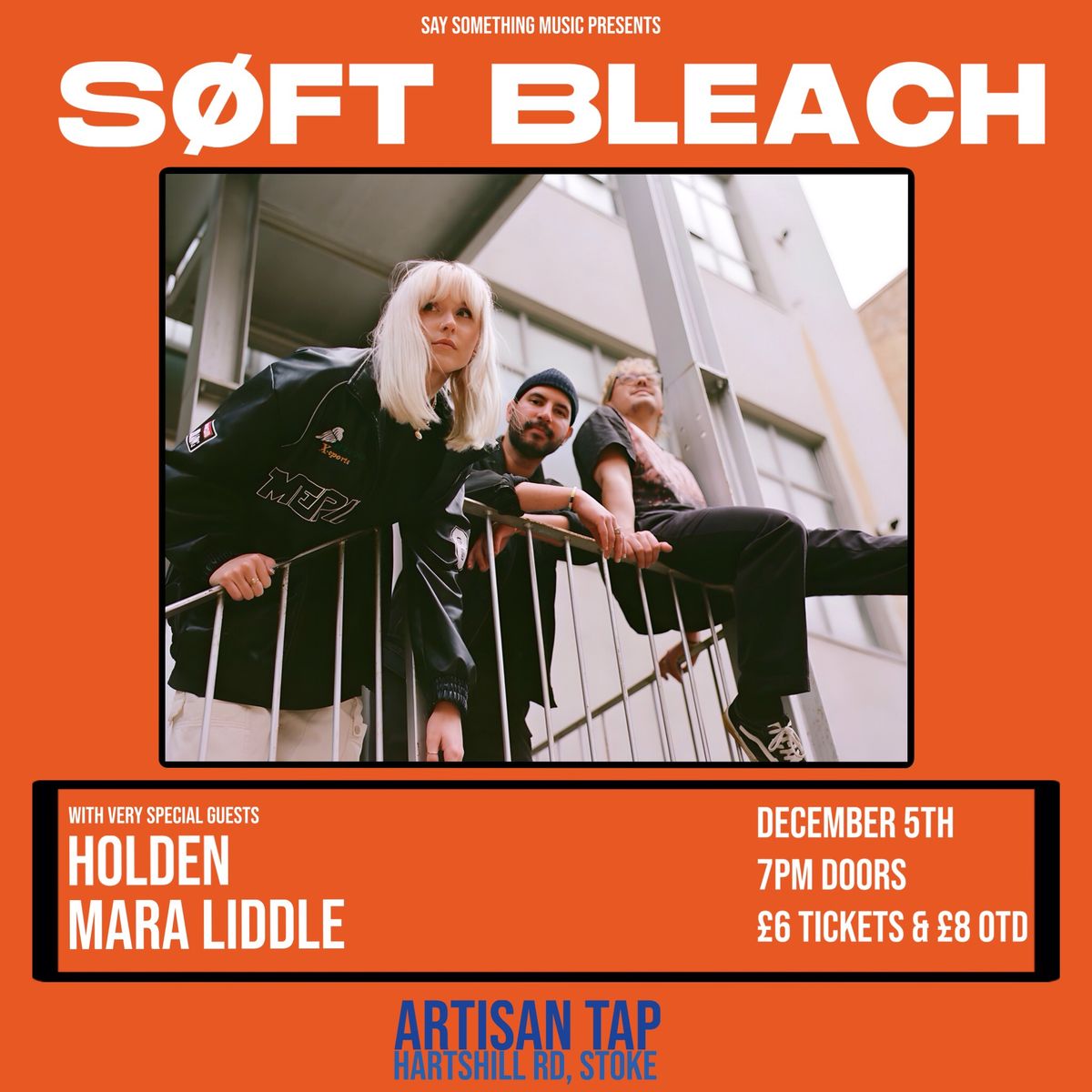 S\u00f8ft Bleach + Holden + Mara Liddle 