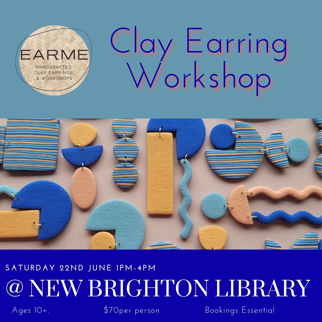 Clay Earring Workshop @ The New Brighton Library