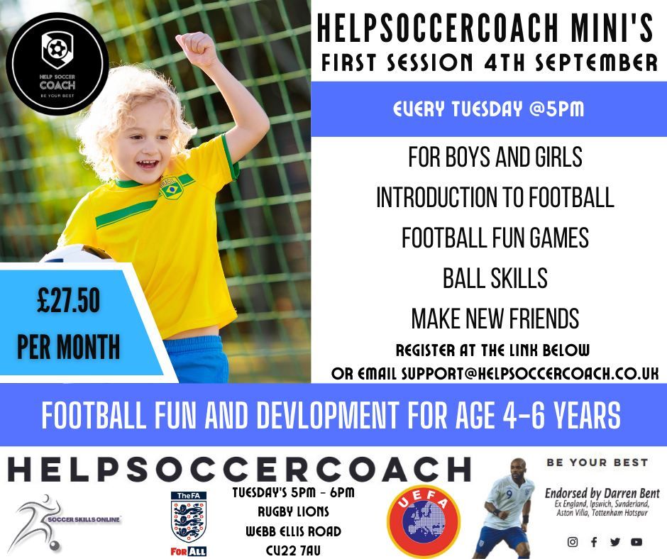 HelpSoccerCoach Miniz - Providing a Full Pathway in Football