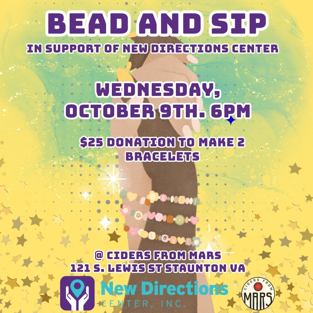 Bead and Sip with New Directions Center