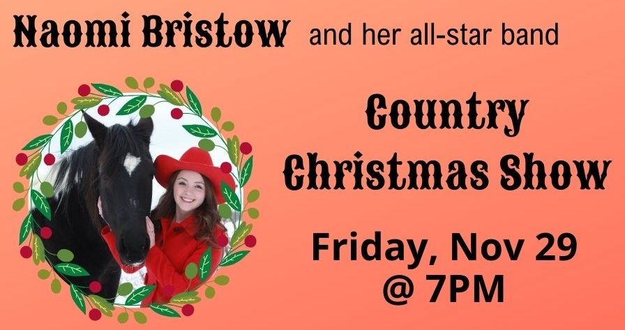 Kick Off the Christmas Season with Naomi Bristow